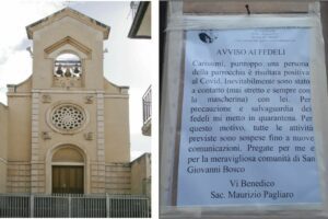 Paternó, avviso del parroco di San Giovanni Bosco: “A contatto con un positivo, mi metto in quarantena”