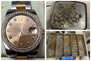 Catania, chiuso un “Compro Oro” abusivo: sequestrati un Rolex con diamanti e preziosi per 150 mila euro