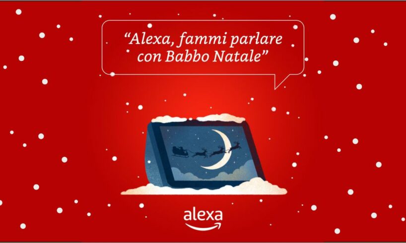 Alexa fa parlare i bambini con Babbo Natale: nel dispositivo canzoni e curiosità sulla festa