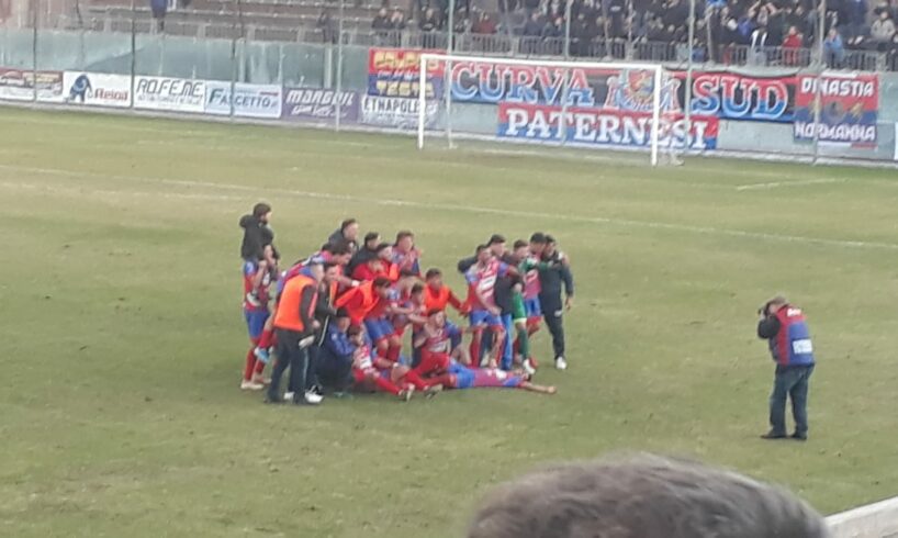 Calcio, il Paternò ha fatto l’impresa: 1-0 contro la corazzata della Cavese