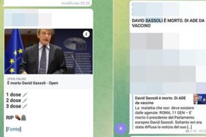 Delirio no vax sulla scomparsa di David Sassoli: ma migliaia di utenti denunciano in rete gli hater