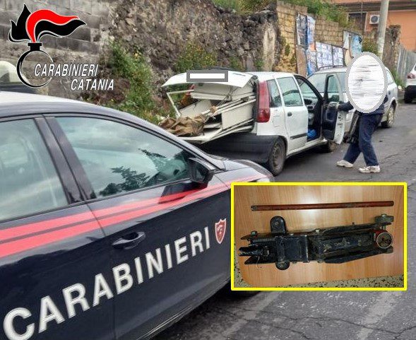 Paternò, ruba il catalizzatore di un’Opel Astra in via Mediterraneo: 58enne arrestato