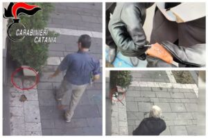 Catania, dissemina bocconcini di würstel ‘imbottiti’ di ami e chiodi per gli animali: 61enne denunciato (VIDEO)