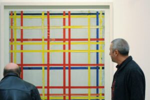 New York, il quadro di Mondrian appeso al contrario per 77 anni: a scoprirlo un artista italiano