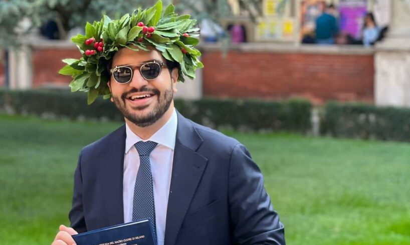 Laurea in Giurisprudenza a Milano per Francesco Mascali: tesi sulle “Consuetudini di Paternò”