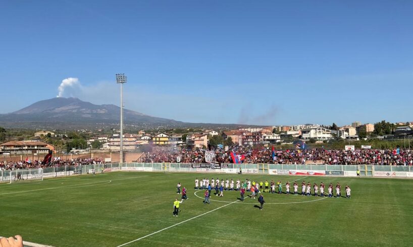 Calcio, le “Aitne” in campo: contro il Paternó vince il Catania ma anche lo sport