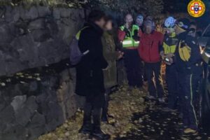 Sant’Alfio, due giovani salvati dal Soccorso Alpino: dispersi nella zona di Rifugio Citelli