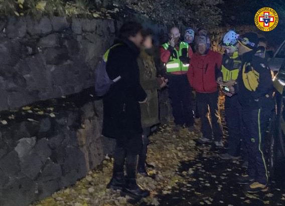 Sant’Alfio, due giovani salvati dal Soccorso Alpino: dispersi nella zona di Rifugio Citelli