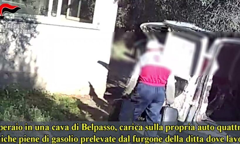 Belpasso, 63enne paternese ruba 4 taniche di carburante dal veicolo dell’azienda dove lavora: arrestato (VIDEO)