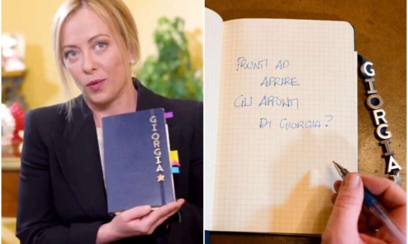 “Gli appunti di Giorgia”: Meloni apre filo diretto con i cittadini sui dossier più controversi