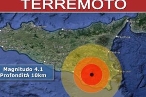 Mazzarrone scossa dal terremoto di magnitudo 4.1: avvertito nel Catanese e a Siracusa e Ragusa