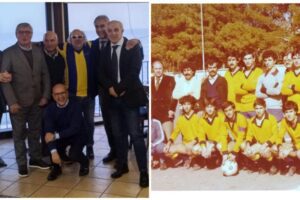 Adrano, i giocatori dell’Adernò Juniores ‘convocati’ 40 anni dopo per incontrare l’allenatore Lucifora