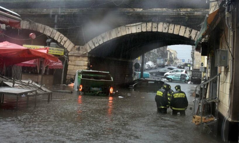 Maltempo, Schifani delibera stato di crisi per 55 Comuni: ci sono anche Aci Castello, Acireale e Catania