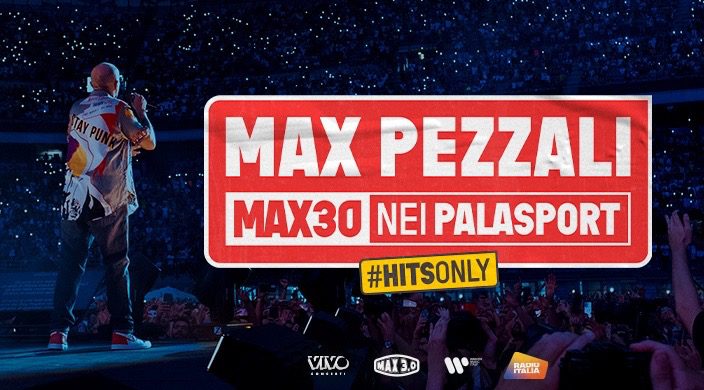 Al PalaCatania Max Pezzali per il tour #Hitsonly dove si canta a squarciagola: il 5 maggio 2023