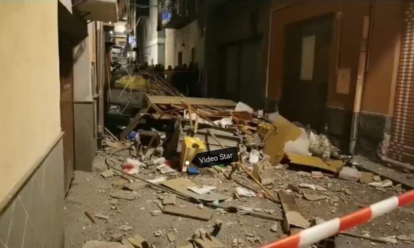 Adrano, esplode bombola in via Vittorio Emanuele: feriti due extracomunitari