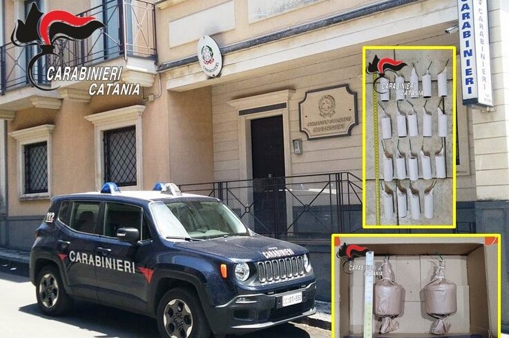 Zafferana Etnea, custodivano fuochi d’artificio in casa e dentro l’auto: denunciate due persone