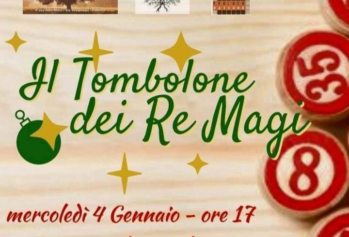 Paternò, anche i Re Magi giocano a tombola: il 4 a Palazzo Alessi