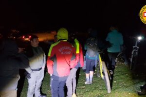 Byker catanesi dispersi nelle montagne di Castelbuono salvati dal Soccorso Alpino