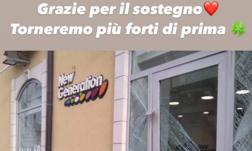 Adrano, rapina con ‘spaccata’: solidarietà ai titolari del negozio di Corso Garibaldi