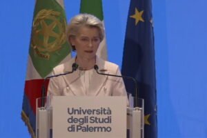 Palermo, Ursula von der Leyen inaugura anno accademico Università: “Sicilia diventi un paese per giovani”