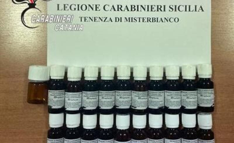 Misterbianco, 55enne nascondeva 21 flaconi di metadone nel comodino: arrestato in flagranza