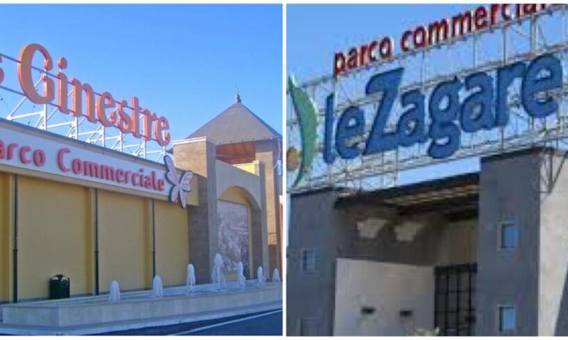 Catania, fallimento Aligrup: in vendita i centri commerciali Le Zagare e Le Ginestre. Prezzo base 29 mln