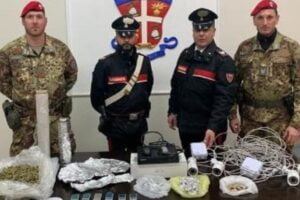 Paternò, 54enne ‘grossista’ dello spaccio aveva in casa 800 gr di marijuana: arrestato