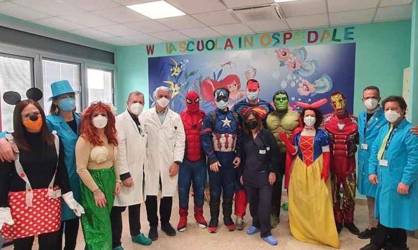 Catania, in pediatria al ‘Garibaldi Nesima’ arrivano i Supereroi: gioia e sorrisi per i piccoli pazienti