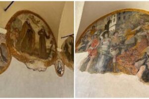 Catania, restaurati gli affreschi del chiostro della chiesa di Santa Maria del Gesù