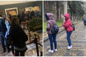 Bronte, oltre 400 turisti in visita al riaperto Castello di Nelson: nonostante la pioggia