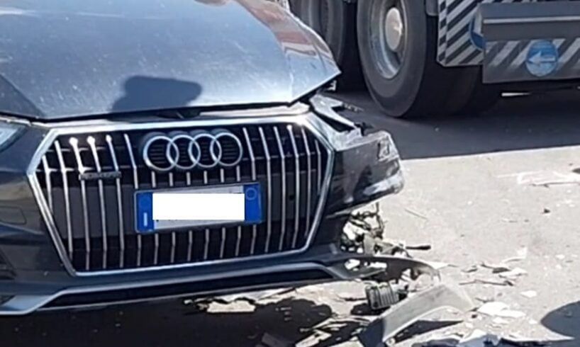 Paternò, scontro tra autocarro e Audi lungo la Sp 24 a Ponte Barca: un ferito