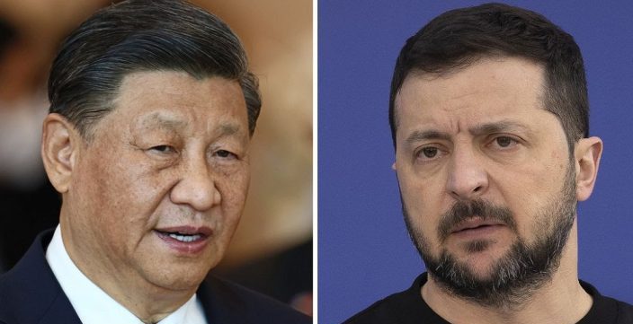 Ucraina, Xi Jinping telefona a Zelensky dopo un anno dalla guerra: colloquio ‘lungo e significativo’