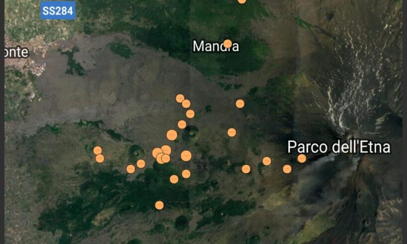 Sciame sismico ai piedi dell’Etna: registrate una trentina di scosse tra Bronte e Adrano