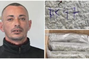 Paternò, un pacco con oltre 5 kg di droga recapitato a uno sconosciuto: 41enne arrestato