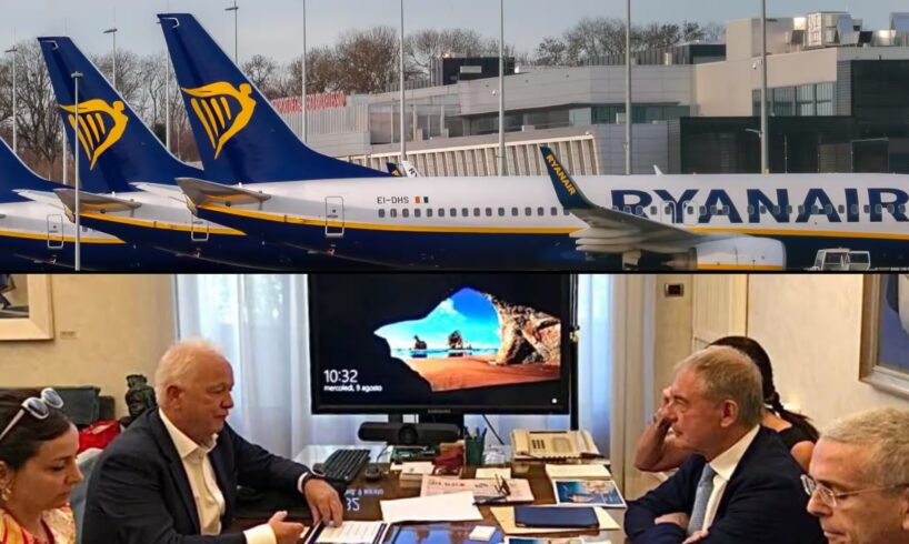 Caro voli, il ministro Urso contro Ryanair: “Se taglieranno rotte, le riempirà qualcun altro”