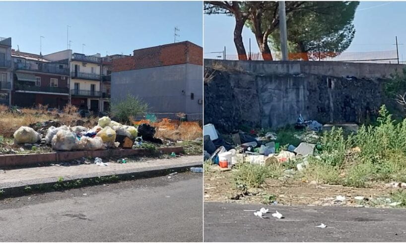 Paternò, la storia infinita dei rifiuti: nuove microdiscariche in via Torrisi e Corso Marco Polo