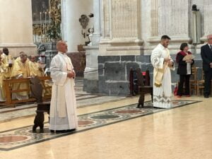 Da Adrano alla Cattedrale di Catania folla di fedeli per l’ordinazione presbiterale di Alfredo Caruso: l’omelia dell’Arcivescovo