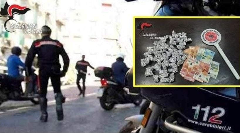 Paternò, sotto la sella dello scooter c’era la droga: arrestati due ragazzi di 21 anni