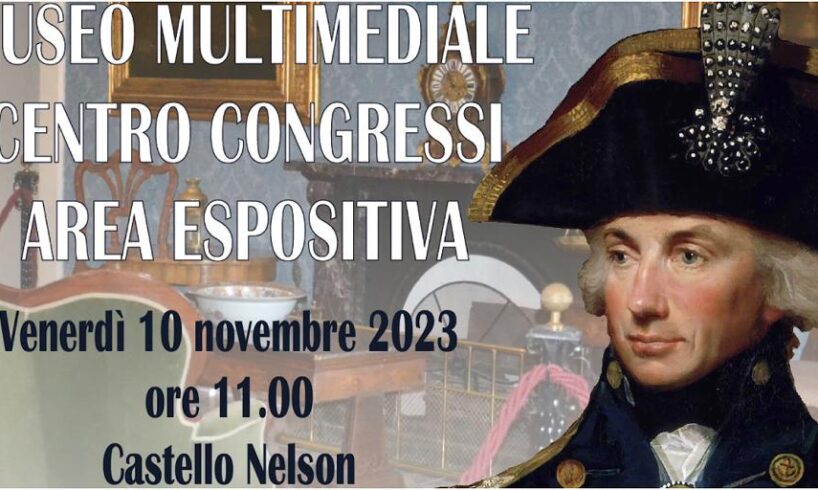 Bronte, Horatio Nelson ‘guida’ del Museo multimediale della Ducea: il 10 l’inaugurazione