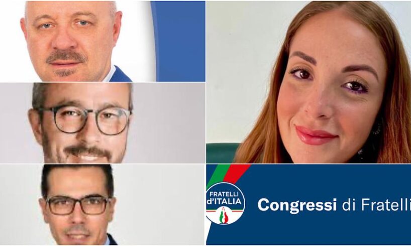 Sono tre gli adraniti eletti nel coordinamento provinciale al recente congresso provinciale di Fratelli d’Italia.