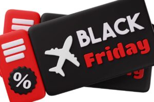 Per il “Black Friday” conviene acquistare biglietti aerei: più bassi del 15% rispetto alla media