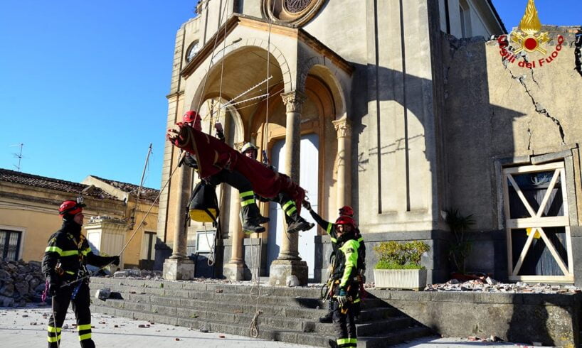 Acireale, consegnati i lavori per il ripristino della chiesa di Pennisi: danneggiata nel 2018 dal terremoto