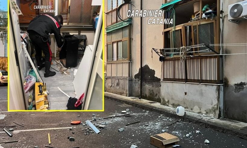 Catania, esplode bombola di gas al piano terra di un palazzo del quartiere Cibali: uomo messo in salvo