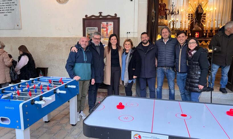 Catania, Mpa dona giochi ai ragazzi dell’oratorio salesiano San Filippo Neri