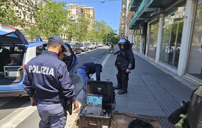 Catania, allarme bomba in Corso Italia: ma era un trolley abbandonato