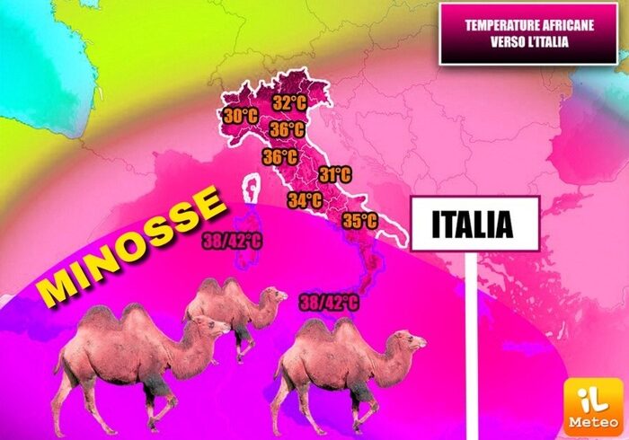 Meteo, Catania bollente con l’anticiclone Minosse: previsti 37°C