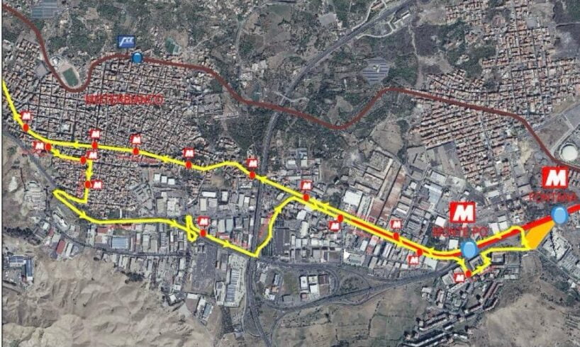 Misterbianco, in funzione i bus-shuttle per collegare Montepalma e Lineri con con la metropolitana di Catania