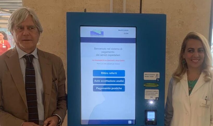 Catania, all’ospedale Garibaldi attivi i Totem per pagare le prestazioni: e un’App guida l’utente in ambulatorio