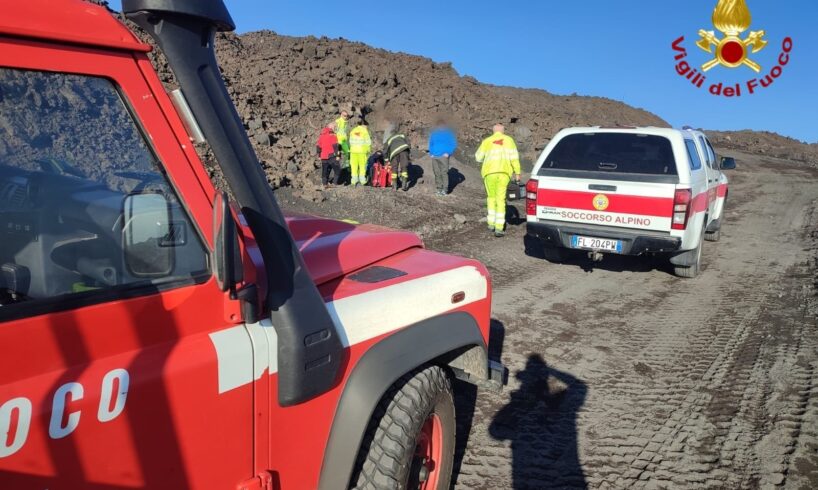 Etna, doppio intervento di soccorso per 2 escursionisti paternesi a Piano Provenzana