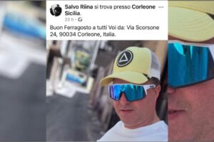 Riina jr modifica sui social il post “Buon Ferragosto”: nozze segrete per il figlio del boss